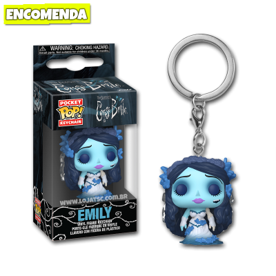 Funko Pop! Chaveiro Corpse Bride - Emily with Butterflies