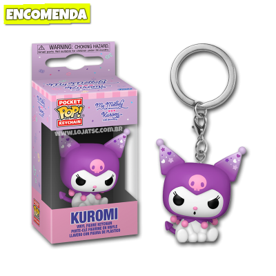 PRÉ-VENDA: Funko Pop! Chaveiro Hello Kitty Kuromi 20th Anniversary - Kuromi