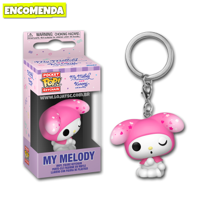 PRÉ-VENDA: Funko Pop! Chaveiro Hello Kitty Kuromi 20th Anniversary - My Melody