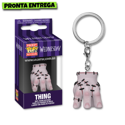 Funko Pop! Chaveiro Wednesday 2 - Thing