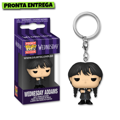 Funko Pop! Chaveiro Wednesday 2 - Wednesday Addams