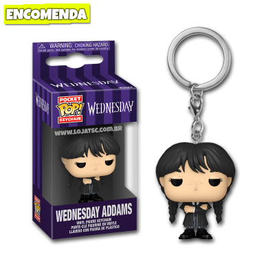 PRÉ-VENDA: Funko Pop! Chaveiro Wednesday 2 - Wednesday Addams