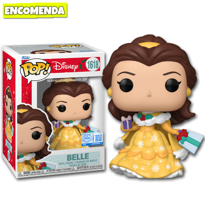 PRÉ-VENDA: Funko Pop! Disney Princess Holiday - Belle 1618