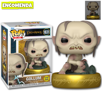 PRÉ-VENDA: Funko Pop! Plus The Lord of the Rings - Gollum 1831 GITD