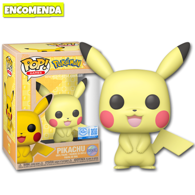 PRÉ-VENDA: Funko Pop! Pokémon - Pikachu 353 Soft Color