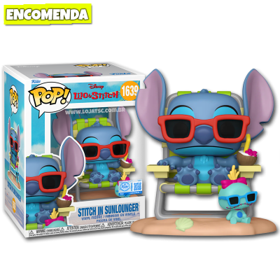 PRÉ-VENDA: Funko Pop! Premium Lilo & Stitch - Stitch in Sunlounger 1639