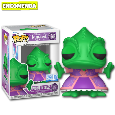 PRÉ-VENDA: Funko Pop! Tangled 15th Anniversary - Pascal in Dress 1643