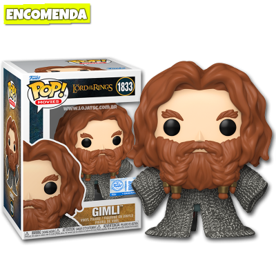 PRÉ-VENDA: Funko Pop! The Lord of the Rings - Gimli 1833