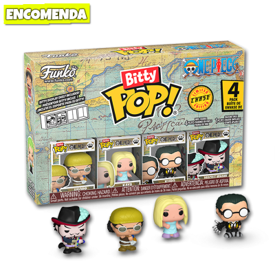 PRÉ-VENDA: Bitty Pop! One Piece 4-Pack Series 4