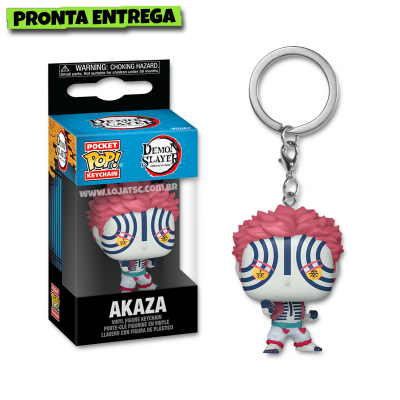 Funko Pop! Chaveiro Demon Slayer - Akaza
