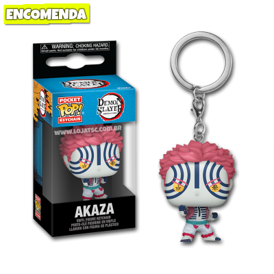 PRÉ-VENDA: Funko Pop! Chaveiro Demon Slayer - Akaza