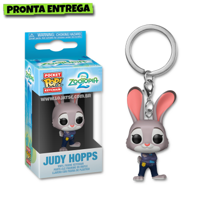 Funko Pop! Chaveiro Zootopia 2 - Judy Hopps