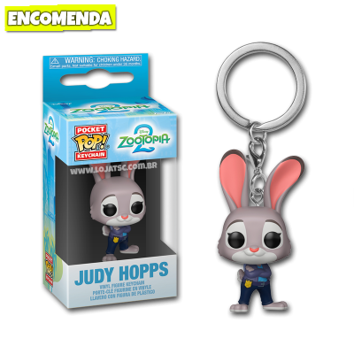 PRÉ-VENDA: Funko Pop! Chaveiro Zootopia 2 - Judy Hopps