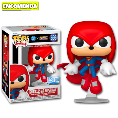 Funko Pop! DC x Sonic the Hedgehog - Knuckes as Superman 596