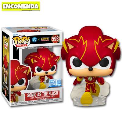 Funko Pop! DC x Sonic the Hedgehog - Sonic as The Flash 593
