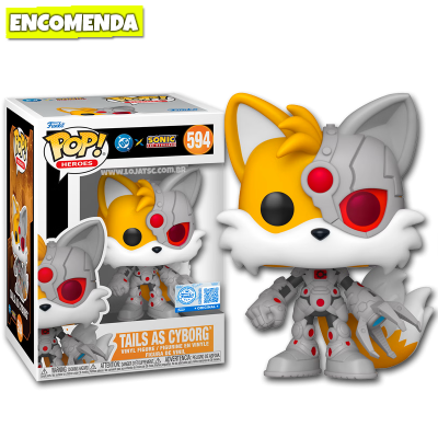 Funko Pop! DC x Sonic the Hedgehog - Tails as Cyborg 594