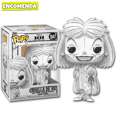 PRÉ-VENDA: Funko Pop! Disney Sketched 101 Dalmatians - Cruella De Vil 1647