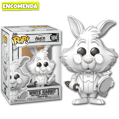 PRÉ-VENDA: Funko Pop! Disney Sketched Alice in Wonderland - White Rabbit 1650