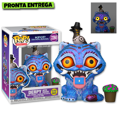 Funko Pop! Guerreiras do K-Pop Huntrix Demon Hunters - Derpy with Sussie 2260 GITD