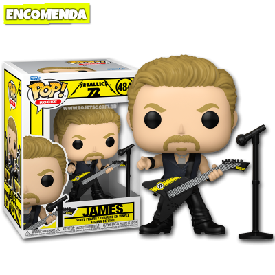 PRÉ-VENDA: Funko Pop! Metallica (72 Seasons) - James 484