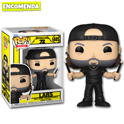 PRÉ-VENDA: Funko Pop! Metallica (72 Seasons) - Lars 485