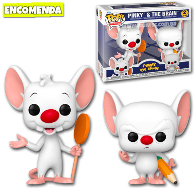 PRÉ-VENDA: Funko Pop! Pinky & The Brain 2Pk