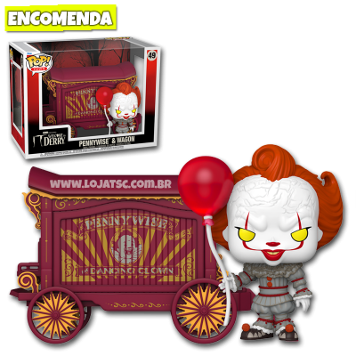 PRÉ-VENDA: Funko Pop! It Town Welcome to Derry - Pennywise & Wagon 49