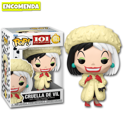 PRÉ-VENDA: Funko Pop! 101 Dalmatians - Cruella De Vil 1663