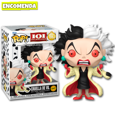 PRÉ-VENDA: Funko Pop! 101 Dalmatians - Cruella De Vil 1663 CHASE