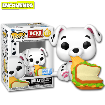 PRÉ-VENDA: Funko Pop! 101 Dalmatians - Rolly with Cheese Sandwich 1685