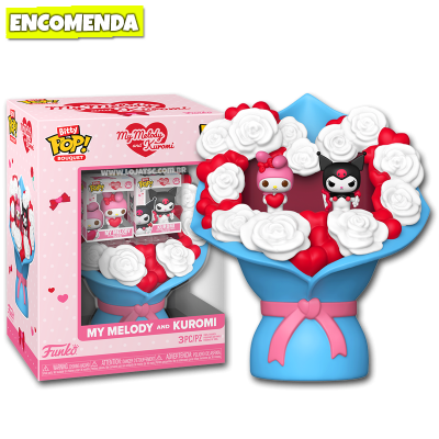 PRÉ-VENDA: Funko Pop! Bitty Bouquet: Valentines – Sanrio My Melody and Kuromi