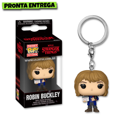 Funko Pop! Chaveiro Stranger Things 5 - Robin Buckley