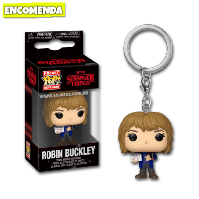 PRÉ-VENDA: Funko Pop! Chaveiro Stranger Things 5 - Robin Buckley