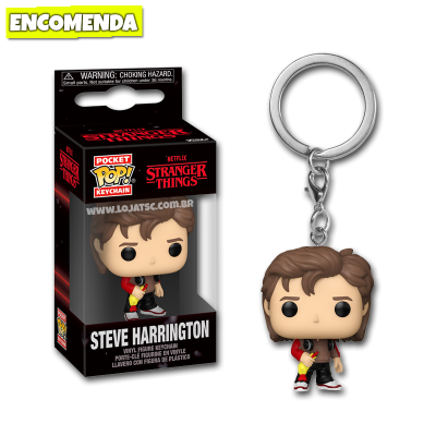 PRÉ-VENDA: Funko Pop! Chaveiro Stranger Things 5 - Steve Harrington