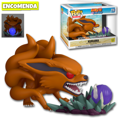 PRÉ-VENDA: Funko Pop! Deluxe Naruto Shippuden - Kurama 2118 GITD