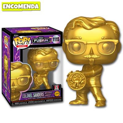 PRÉ-VENDA: Funko Pop! Games Fusion - Colonel Sanders with Nugget Launcher 1115 CHASE