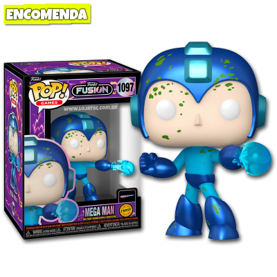 PRÉ-VENDA: Funko Pop! Games Fusion - Mega Man 1097 CHASE