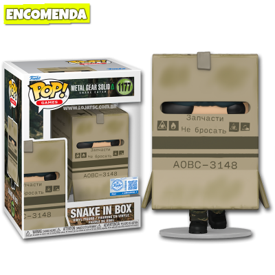 PRÉ-VENDA: Funko Pop! Games: Metal Gear Solid - Snake in Box 1177