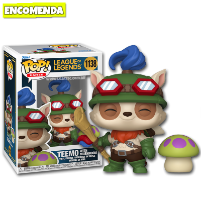 PRÉ-VENDA: Funko Pop! League of Legends - Teemo with Mushroom 1138