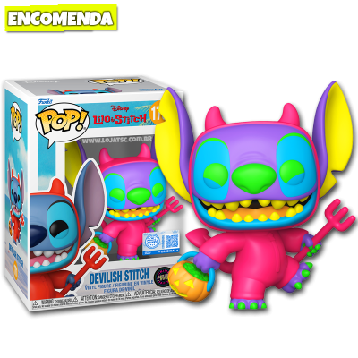 PRÉ-VENDA: Funko Pop! Lilo & Stitch - Devilish Stitch 1701 CHASE