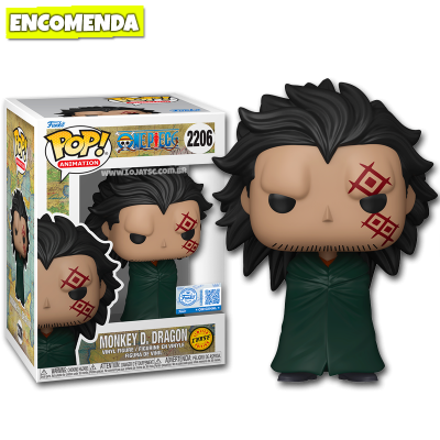 PRÉ-VENDA: Funko Pop! One Piece - Monkey D. Dragon 2206 CHASE