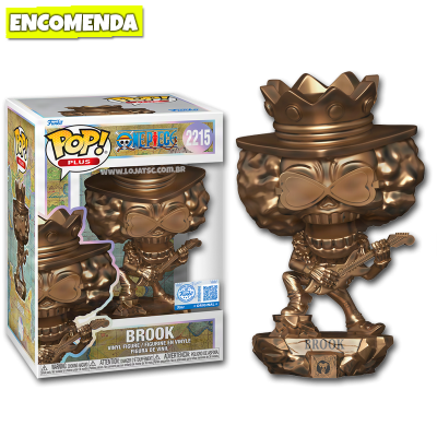 PRÉ-VENDA: Funko Pop! Plus One Piece - Brook 2215 Bronze