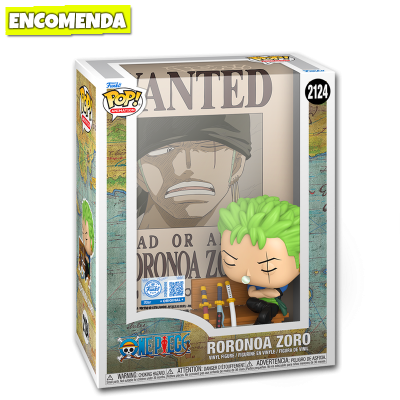 PRÉ-VENDA: Funko Pop! Poster One Piece - Roronoa Zoro 2124
