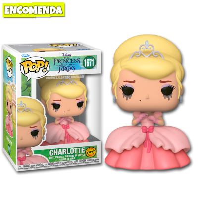 PRÉ-VENDA: Funko Pop! Princess and the Frog - Charlotte 1671 CHASE