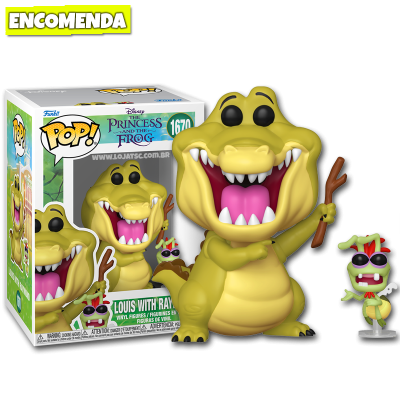 PRÉ-VENDA: Funko Pop! Princess and the Frog - Louis with Raymond 1670