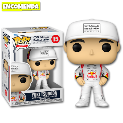 PRÉ-VENDA: Funko Pop! Racing Formula 1 Oracle Red Bull - Yuki Tsunoda 15