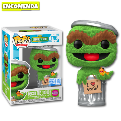 PRÉ-VENDA: Funko Pop! Sesame Street - Oscar the Grouch 1793 Flocked