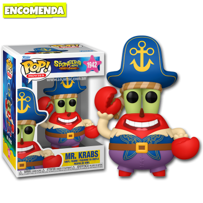 PRÉ-VENDA: Funko Pop! The SpongeBob Movie: Search for SquarePants - Mr. Krabs 1942