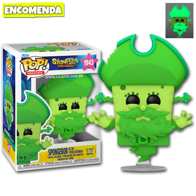 PRÉ-VENDA: Funko Pop! The SpongeBob Movie: Search for SquarePants - SpongeBob as the Flying Dutchman 1943 GITD
