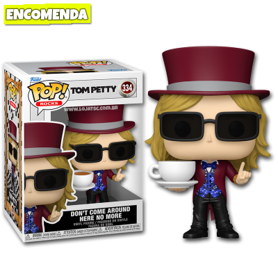 PRÉ-VENDA: Funko Pop! Tom Petty - Don't Come Around Here No More 334